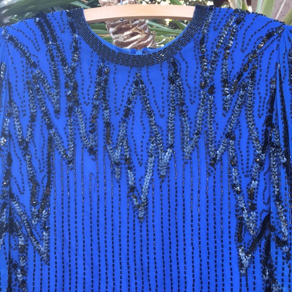 Liz Elana  💯 silk dress - Picture 5 of 7